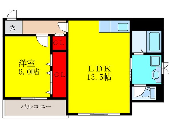 北邑ビルの物件間取画像